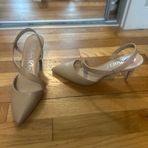 Calvin Klein Beige Slingback Heels